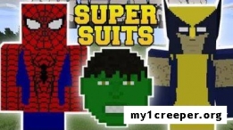 Superhuman (super suits) мод для minecraft 1.7.10