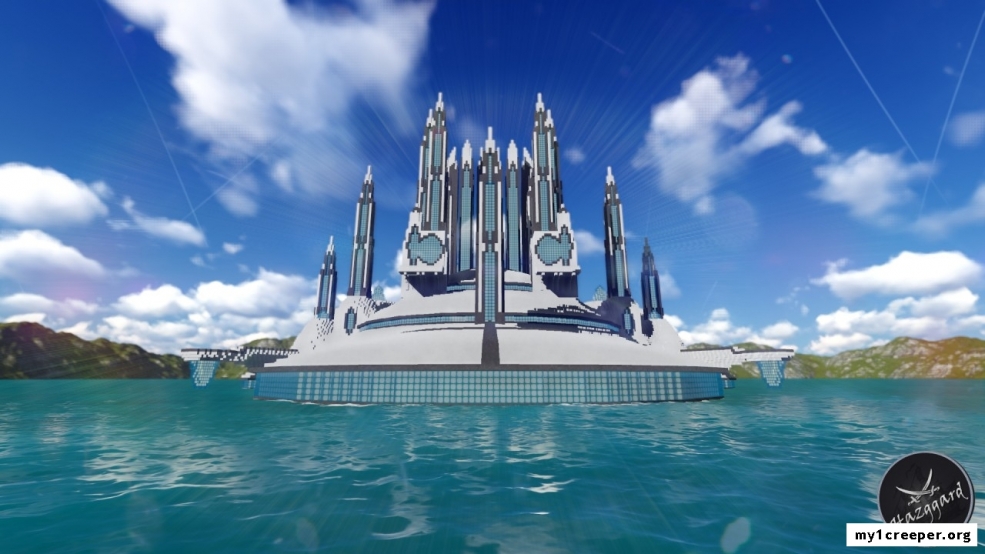 Futuristic palace [1.8.9] [1.8] [1.7.10]. Скриншот №3